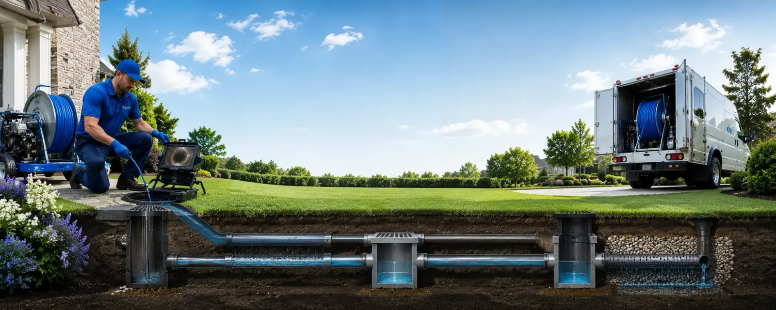 Outdoor drain cleaning information for Dunbridge, OH